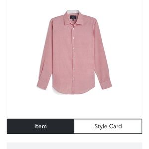 Stitch Fix-Report Collection XL 4 Way Mini Squares Dress Shirt